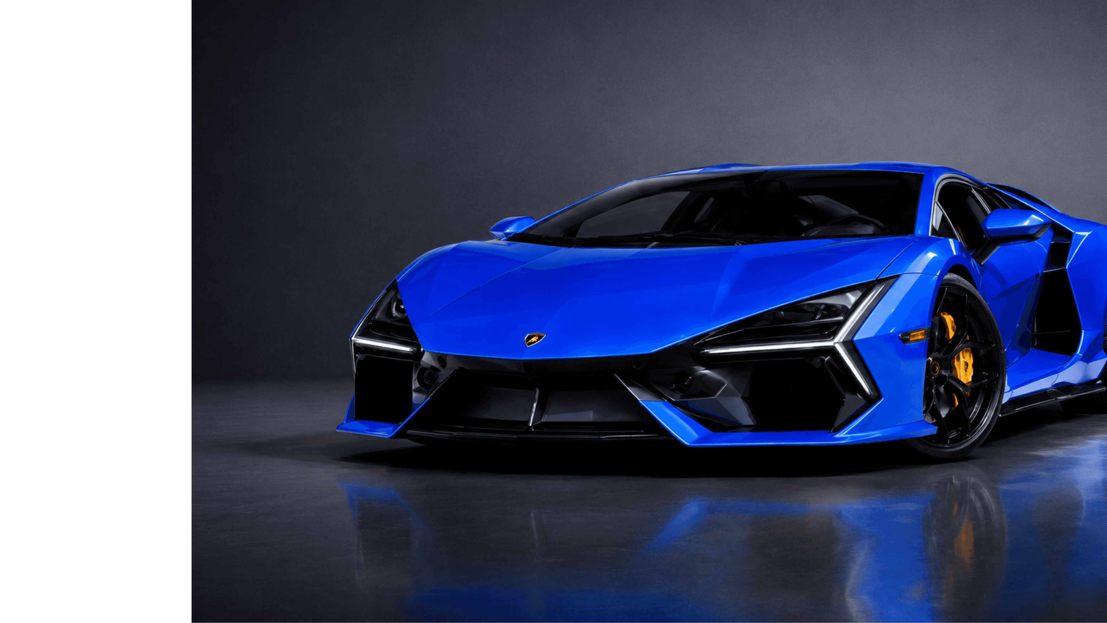 Blue Lamborghini detailed by Veyra