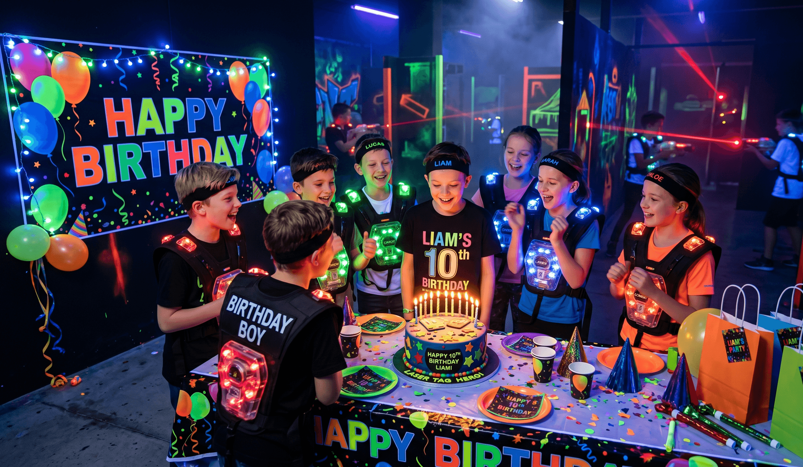 laser tag birthday parties