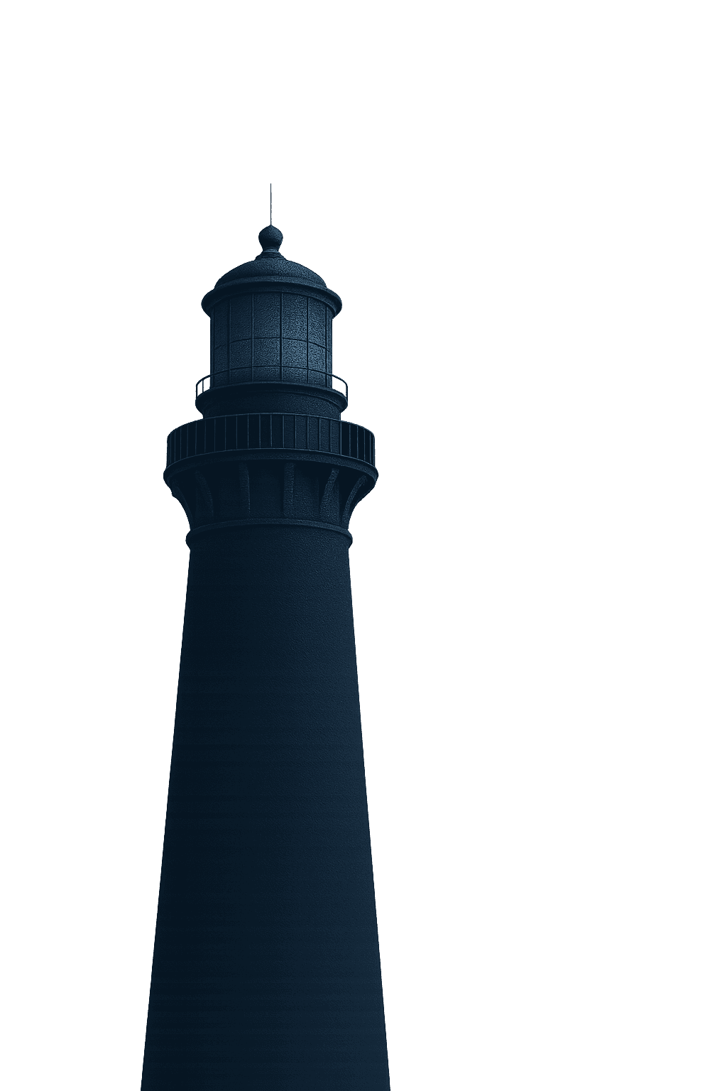 Vision section with lighthouse image