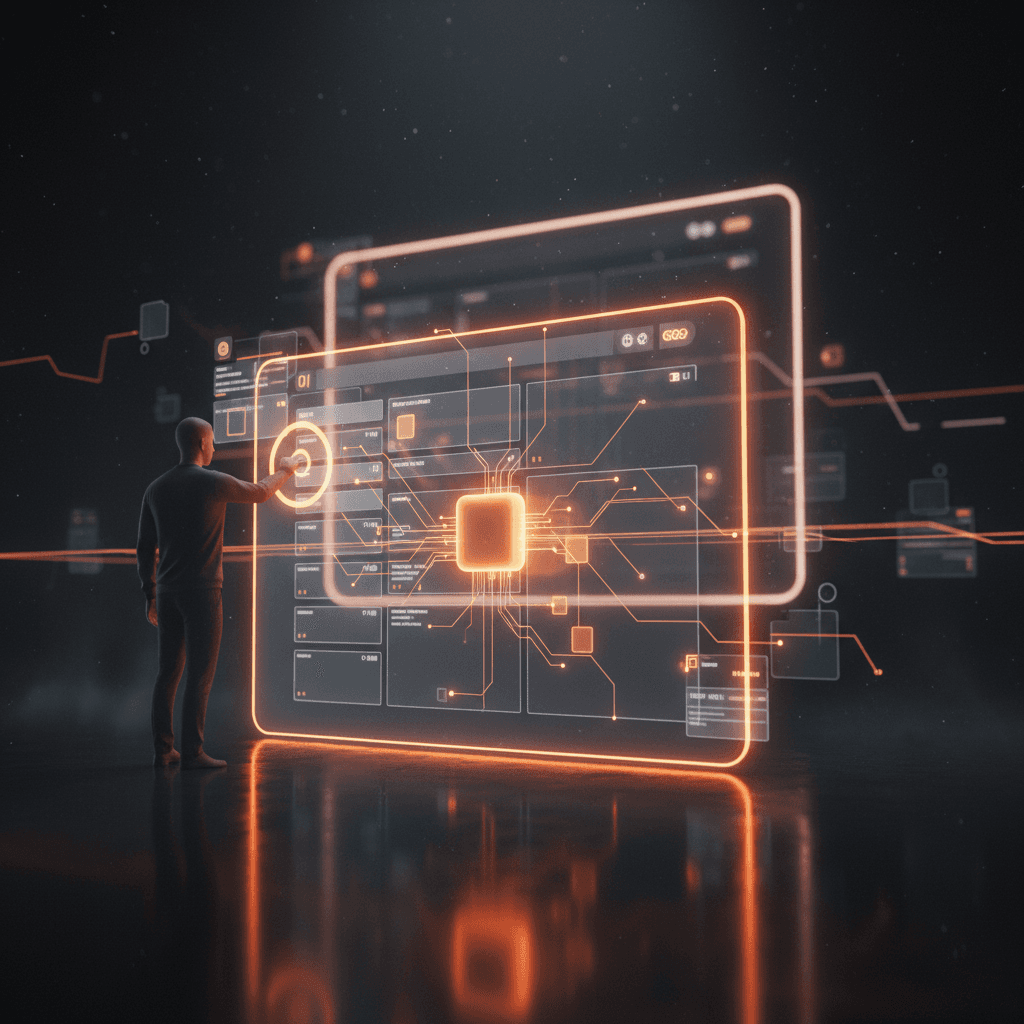 Websiteuser am scrollen