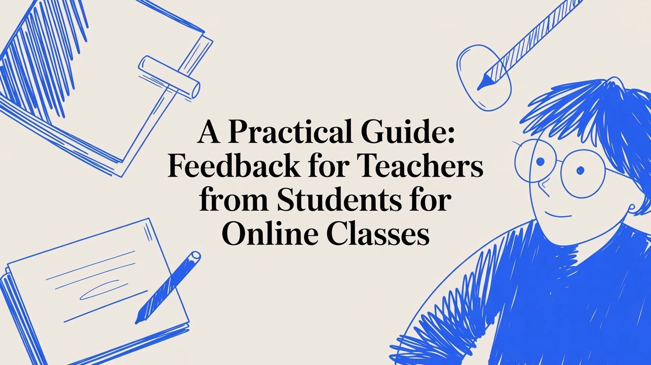 feedback for teachers from students for online classes