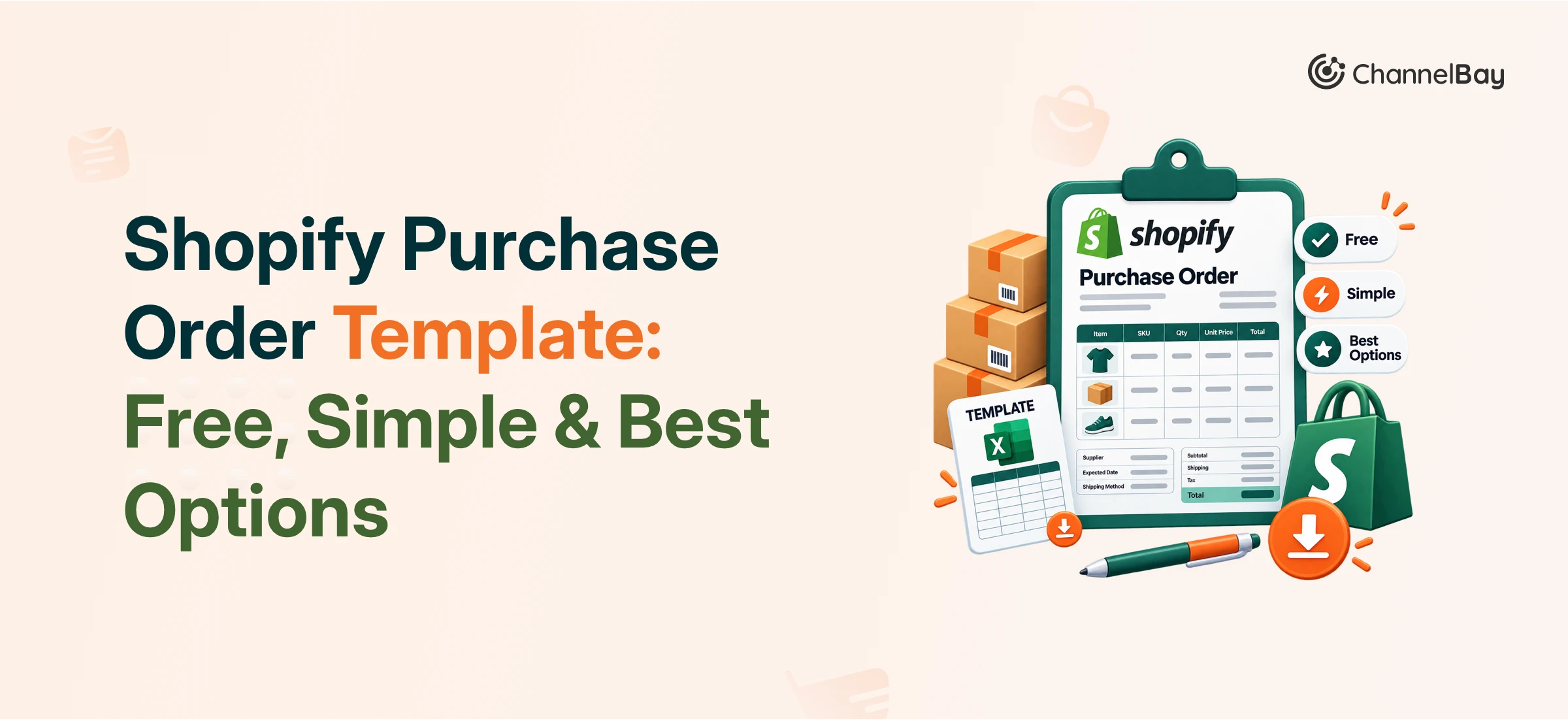 Shopify Purchase Order Template