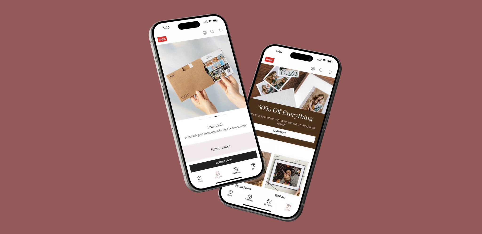 Case study thumbnail presenting refreshed mobile app design and print subscription workflow