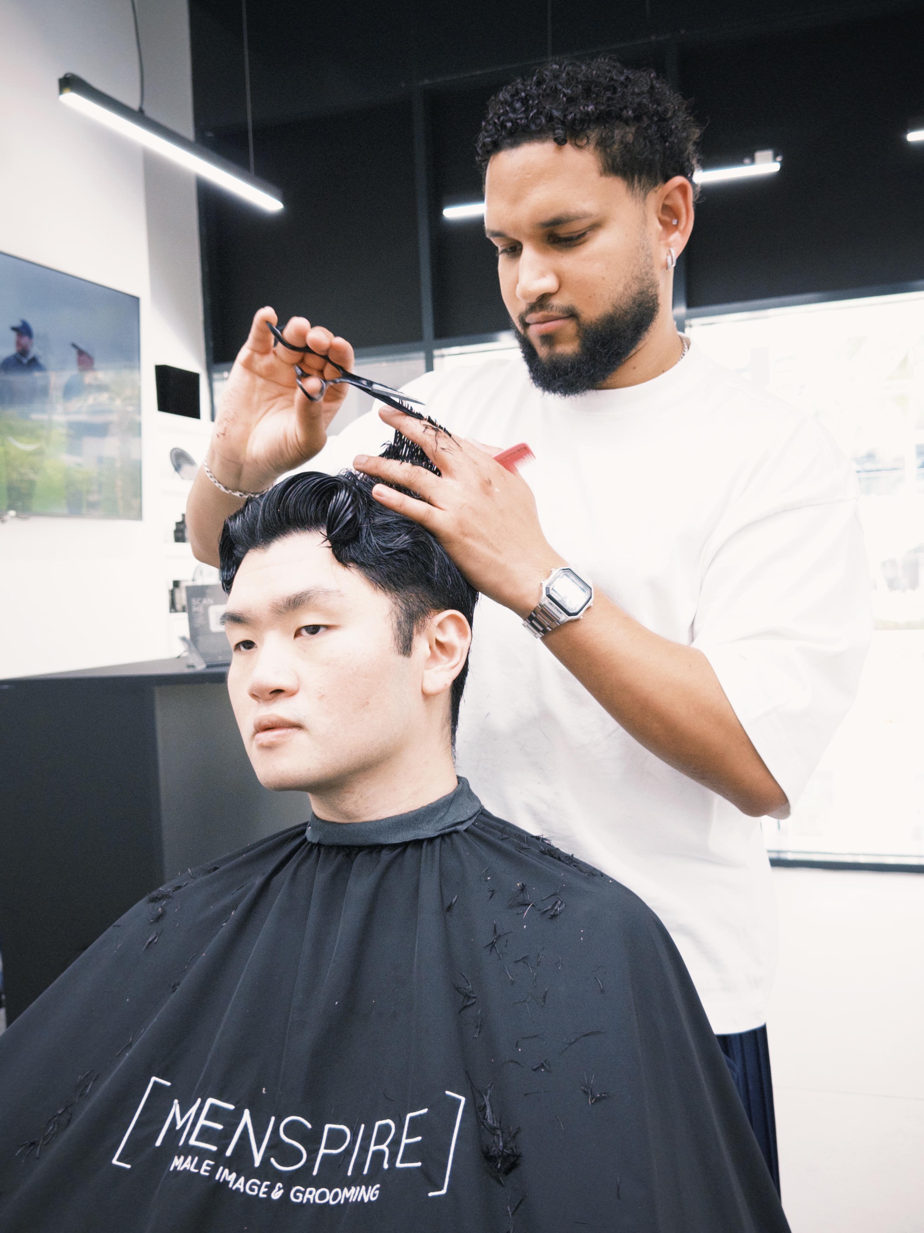 Zach - Manager and Barber at MENSPIRE Dubai Barbershop