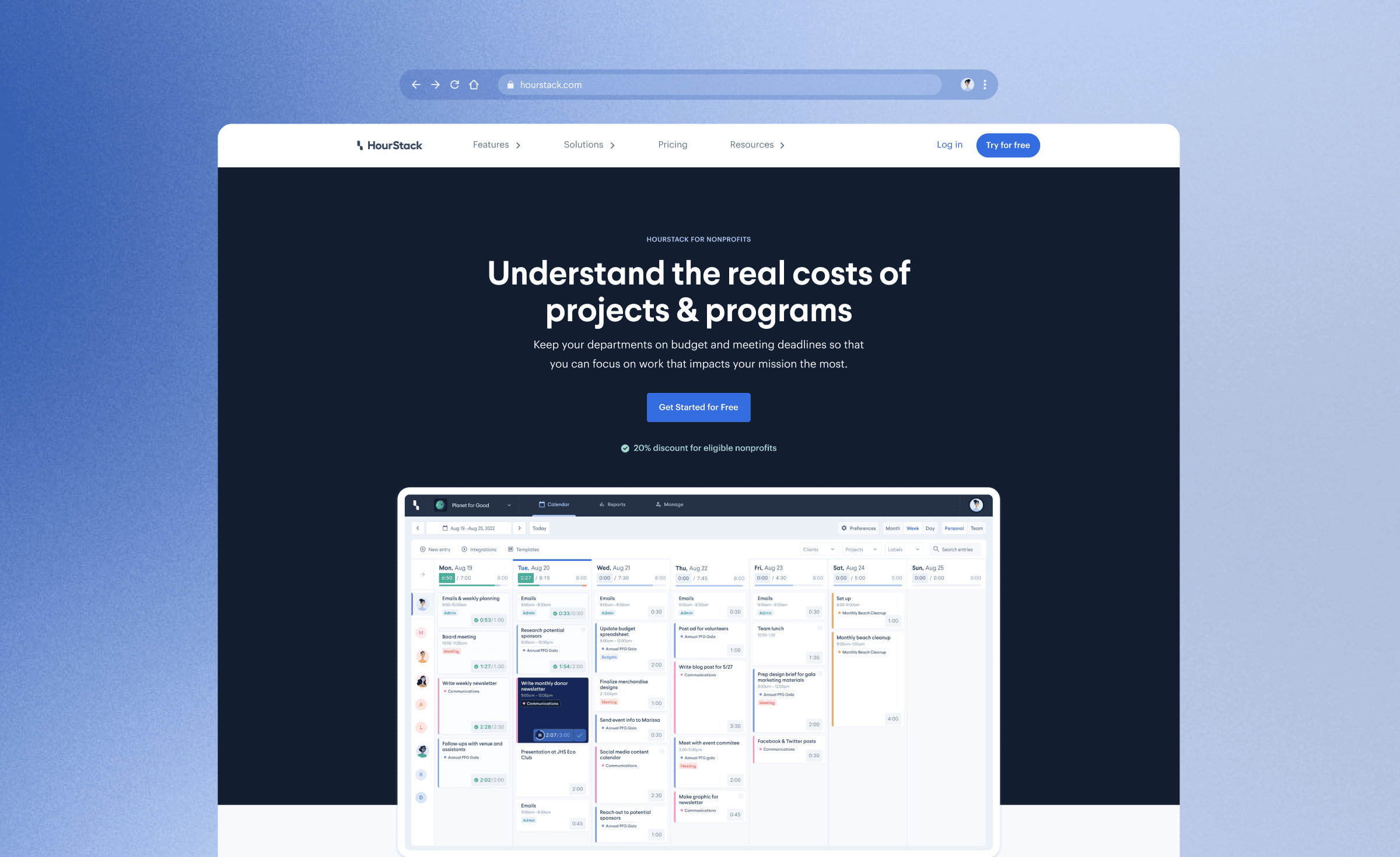 The app and marketing site support a variety of use cases and customer needs