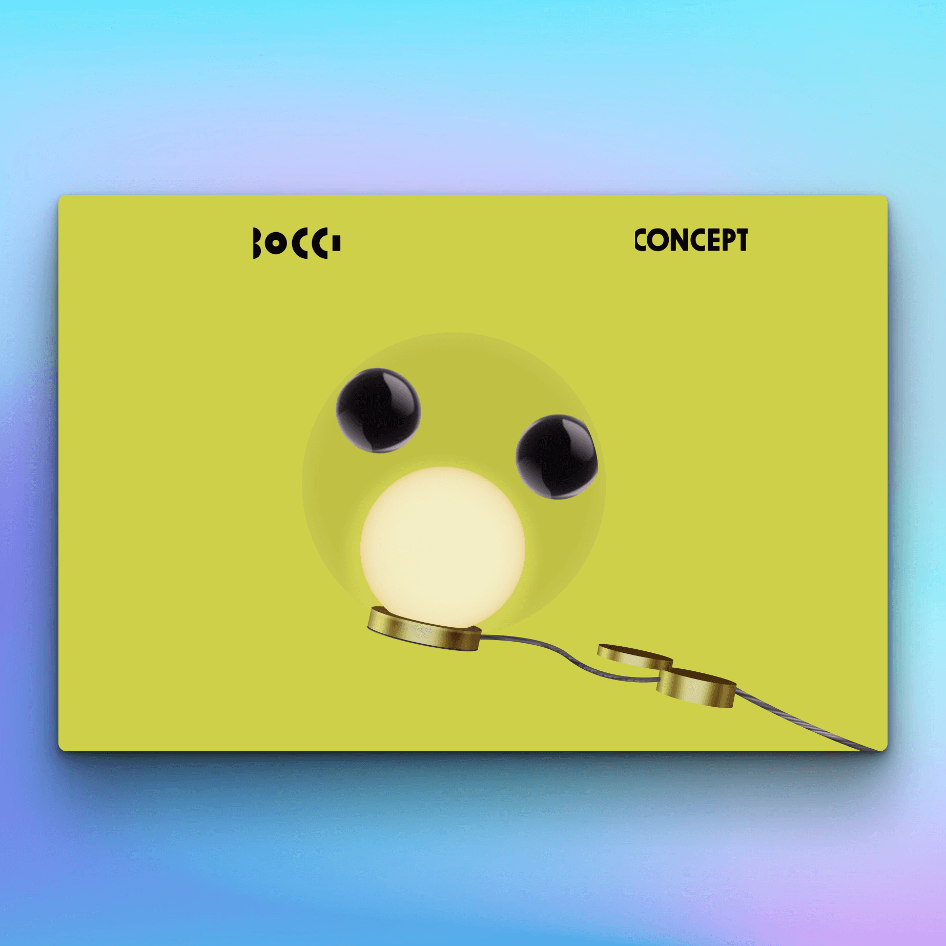 Screenshot of the 3d lamp on 