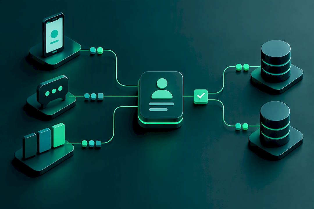Mobile recruiting data flowing into shared records