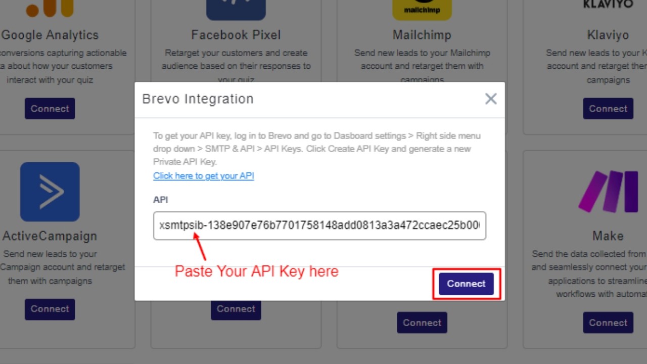 Brevo API key