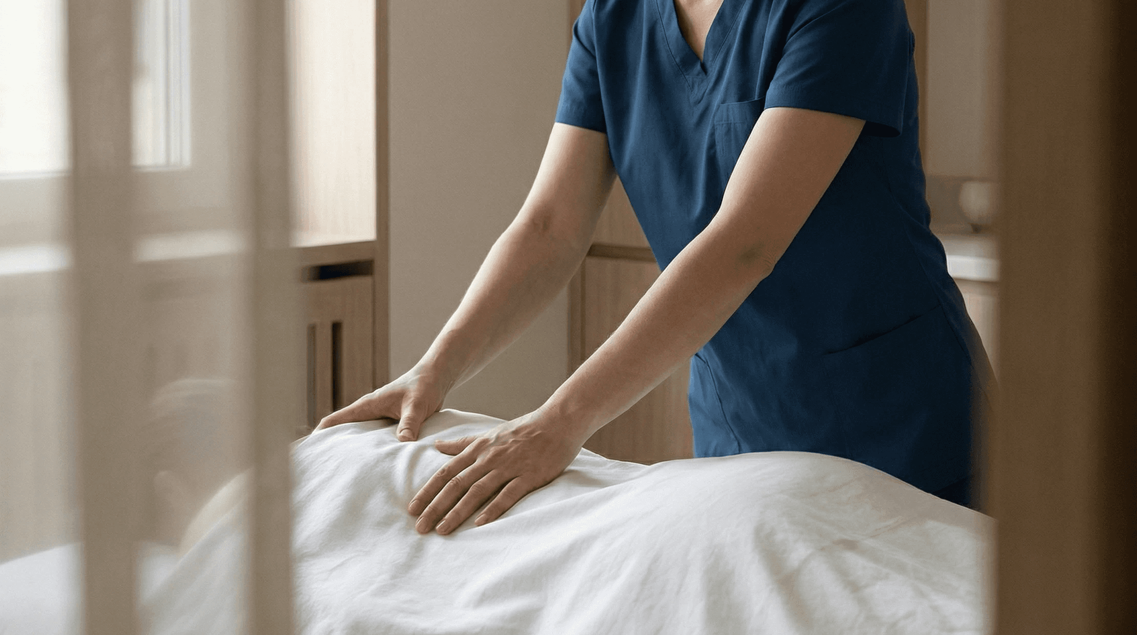 Massage thérapeutique par points de pression, pratiqué par une masseuse, dans un cadre calme et professionnel à Avignon