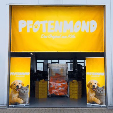 Einblick in den Online-Shop von Pfotenmond