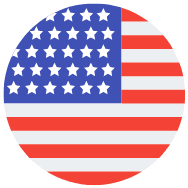 USA Flagge als Sprachenauswahlindikator