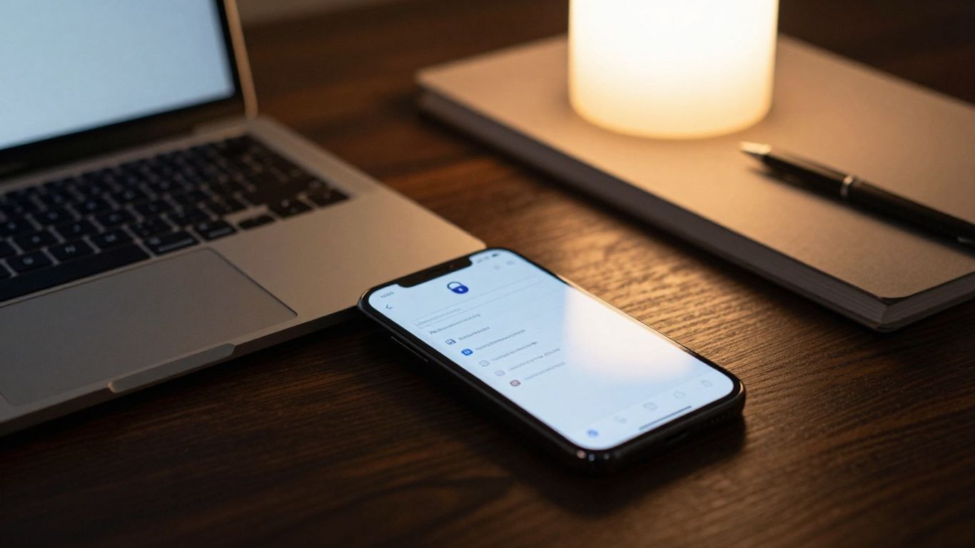 Private digital workspace with secure account controls