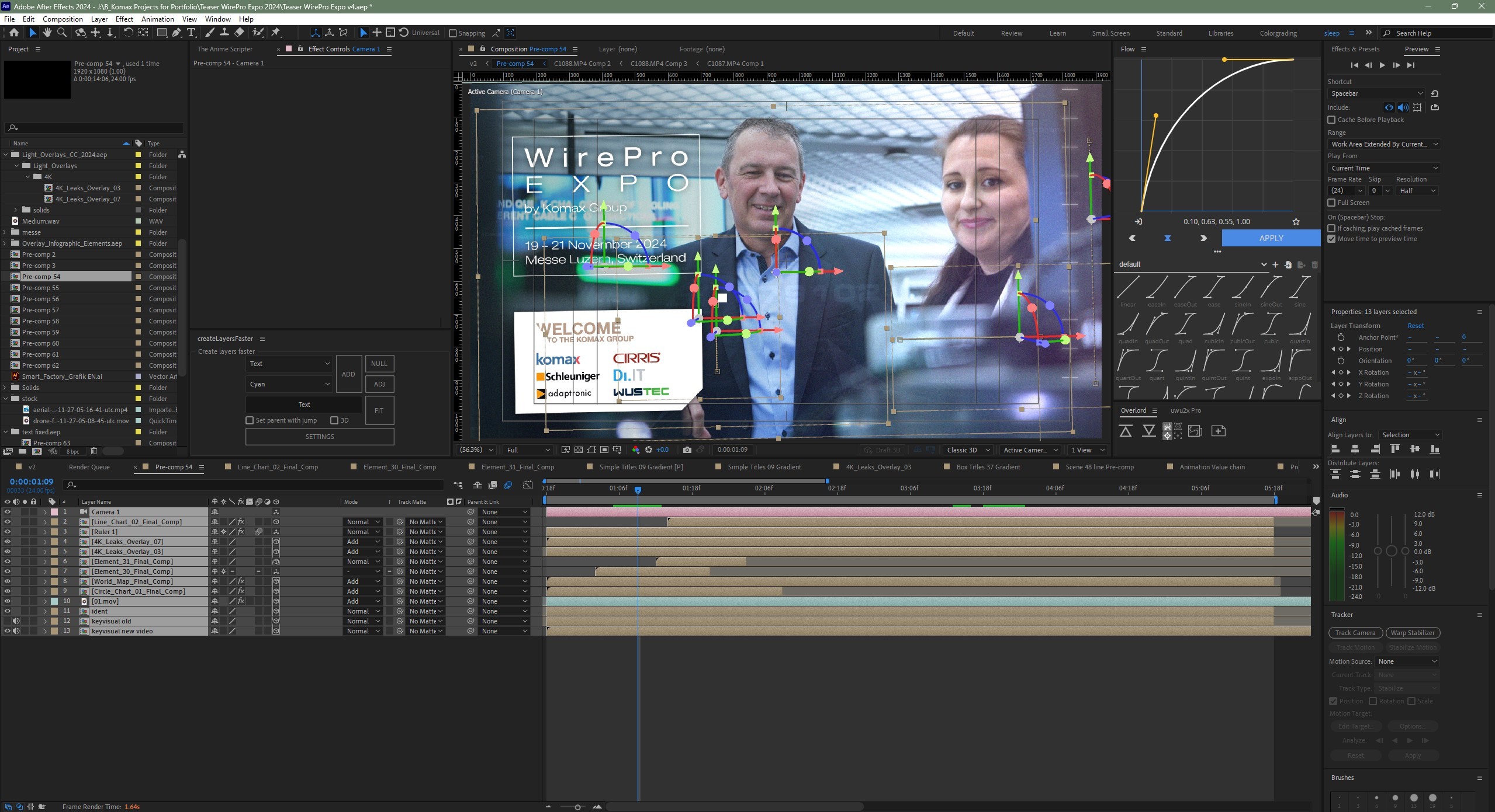 Intro Key Visual Animation with 3D Camera