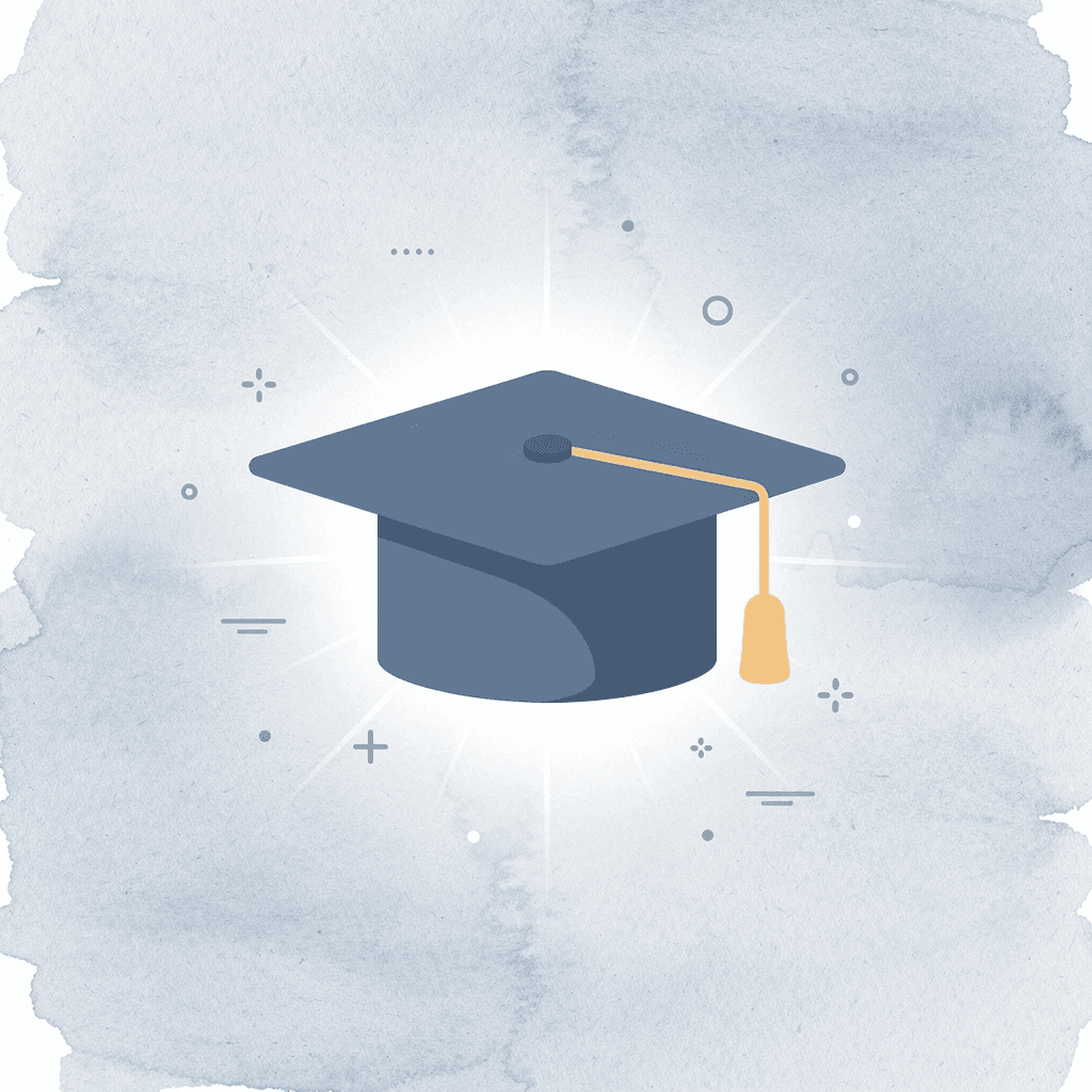 Graduation cap representing free homeschool education