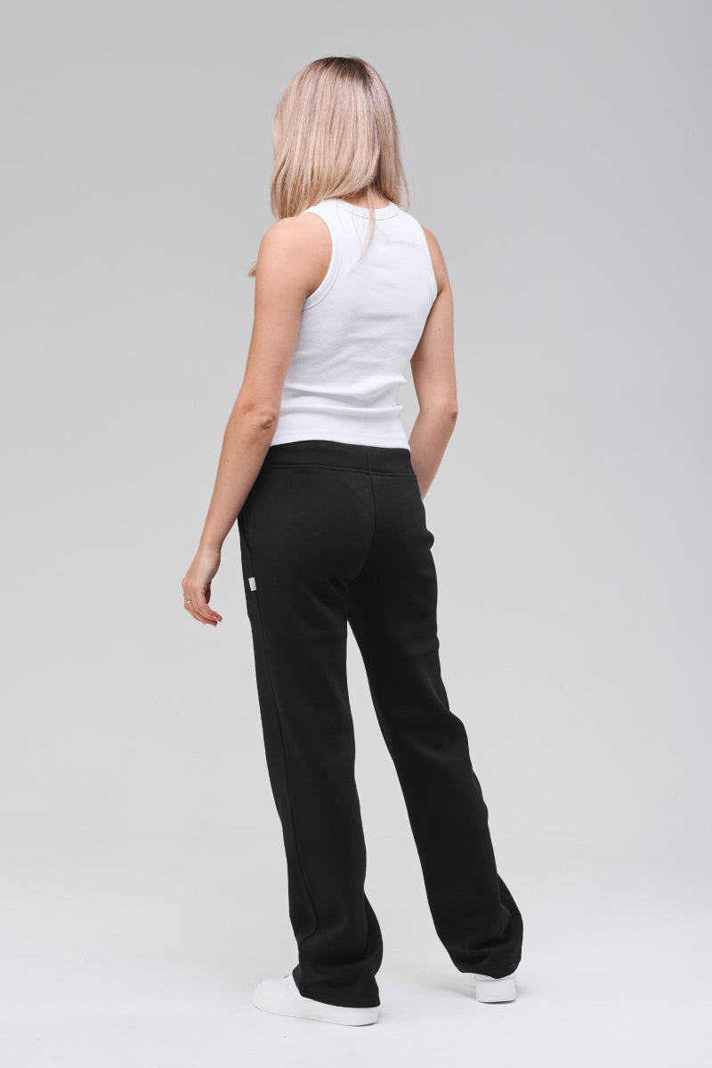 Slacks back view, relaxed fit