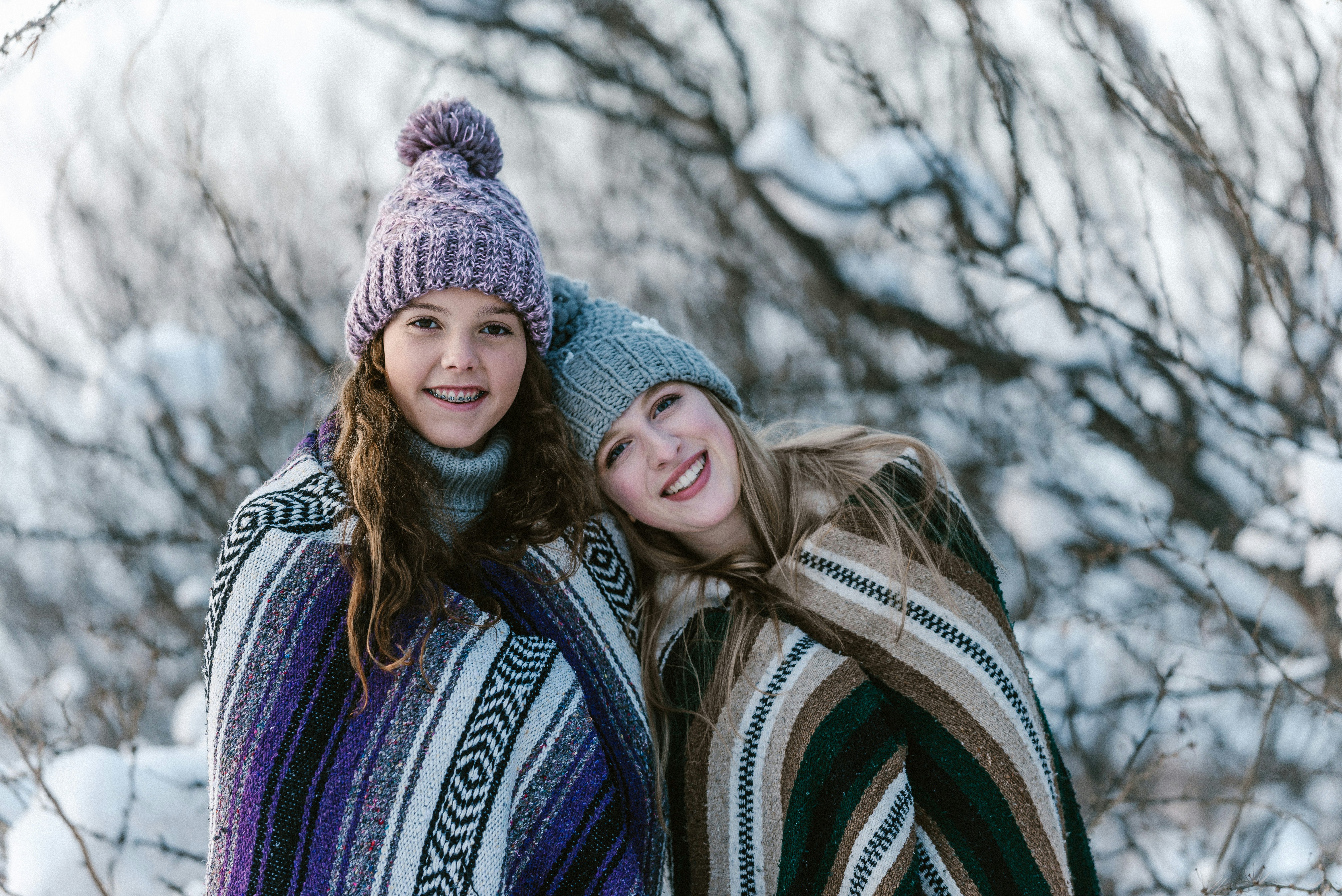 friends enjoying winter - Winter Color Analysis