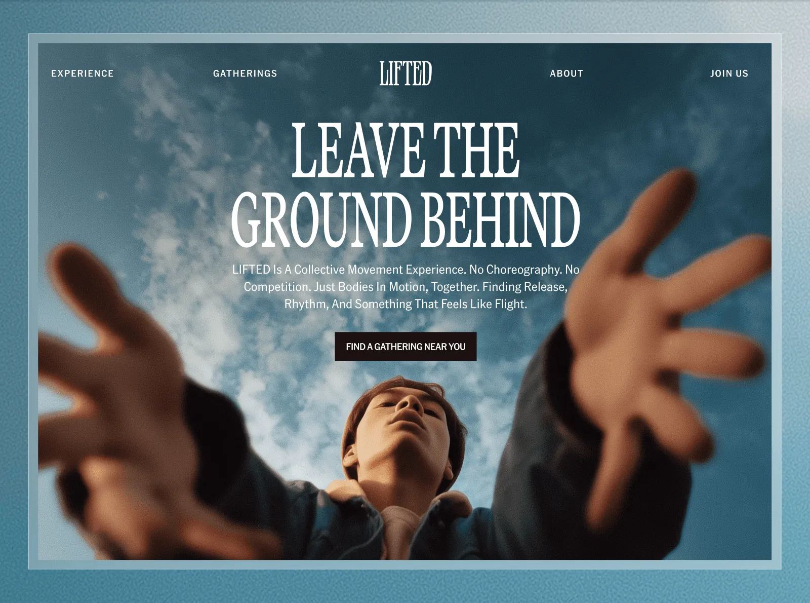 Website homepage featuring a man with outstretched hands and the title "Lloyd's of London" prominently displayed.
