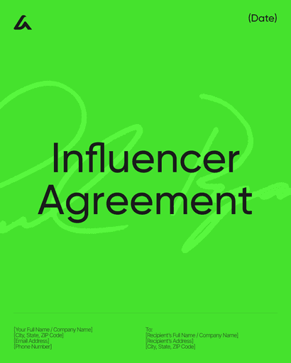 Influencer Agreement