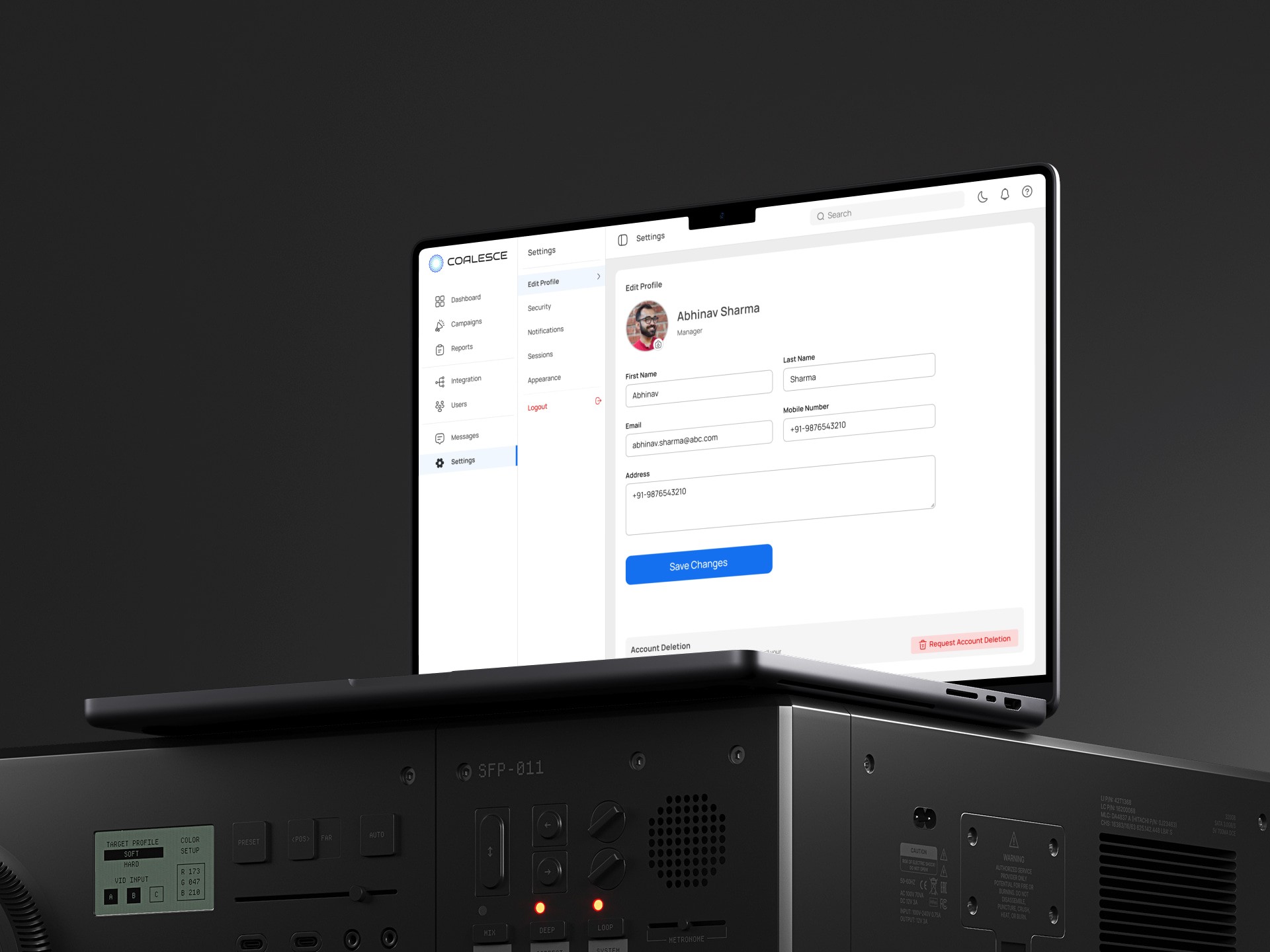 Coalesce_saas_profile_UX_project_Kapil_reehal