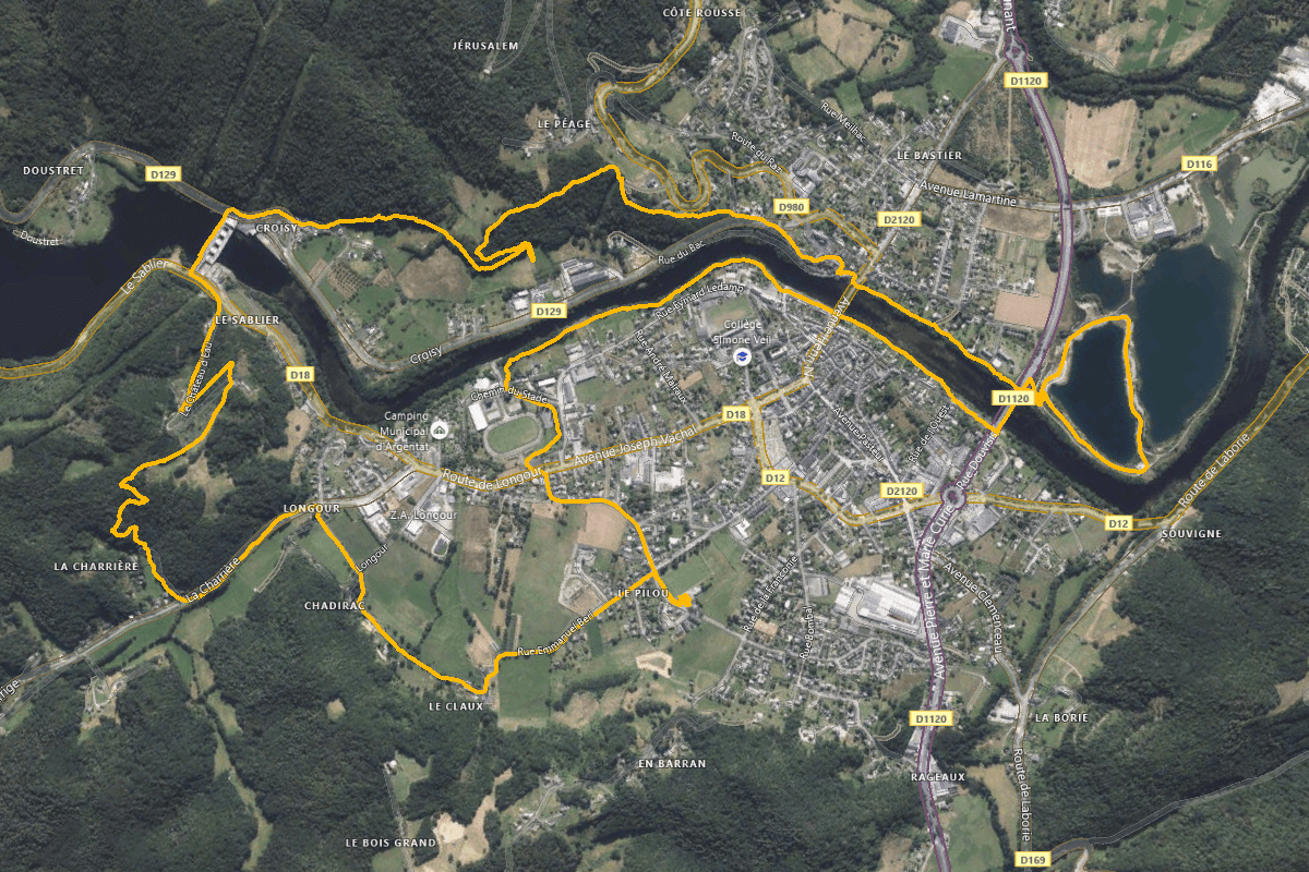 Parcours 12 kms