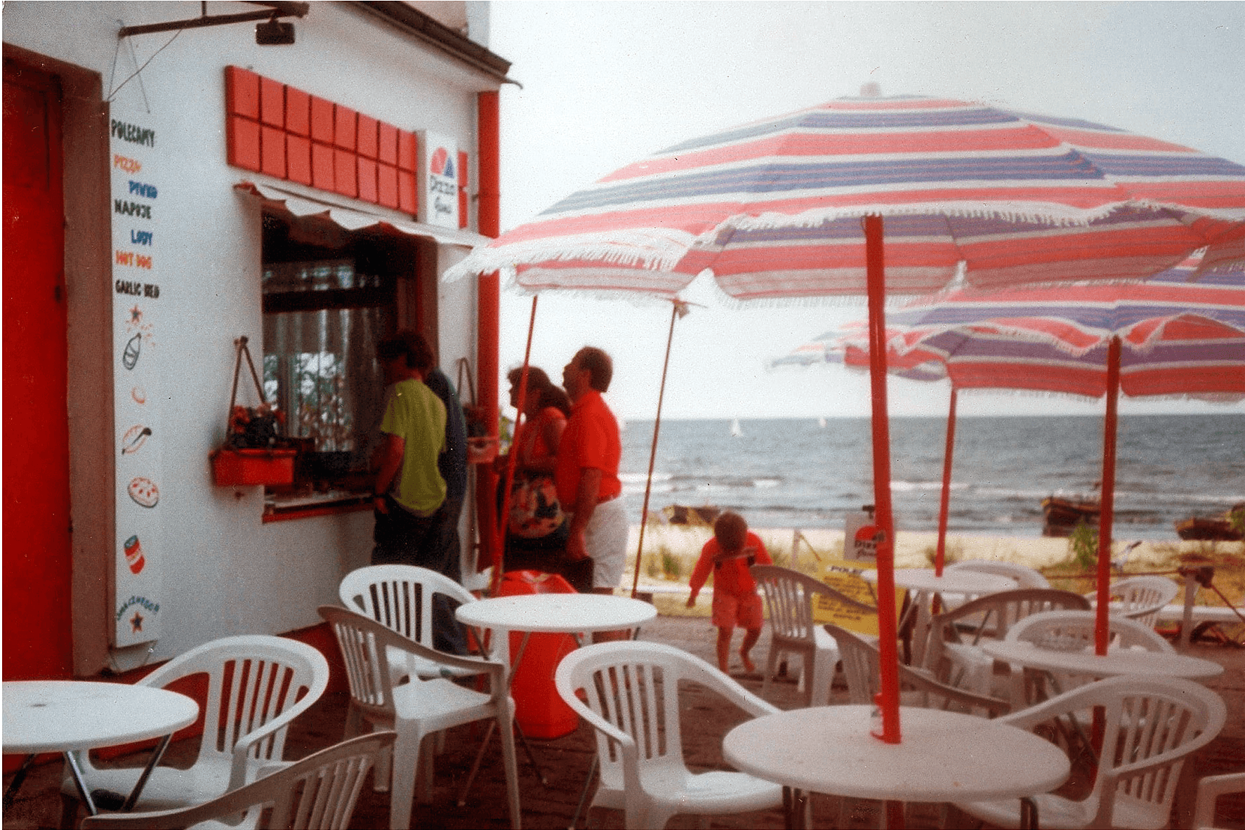 Pizza z pieca i pierwsze ryby.