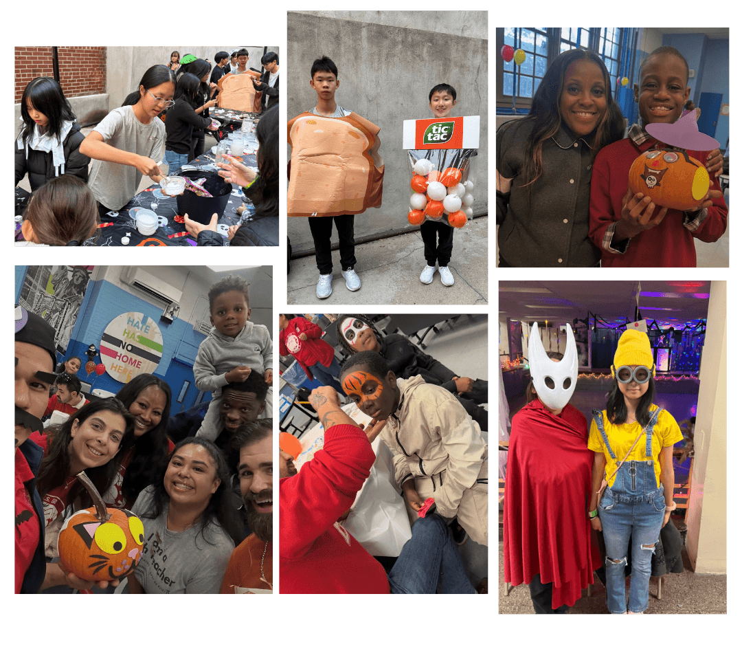 A collage of Halloween celebrations at our sites.