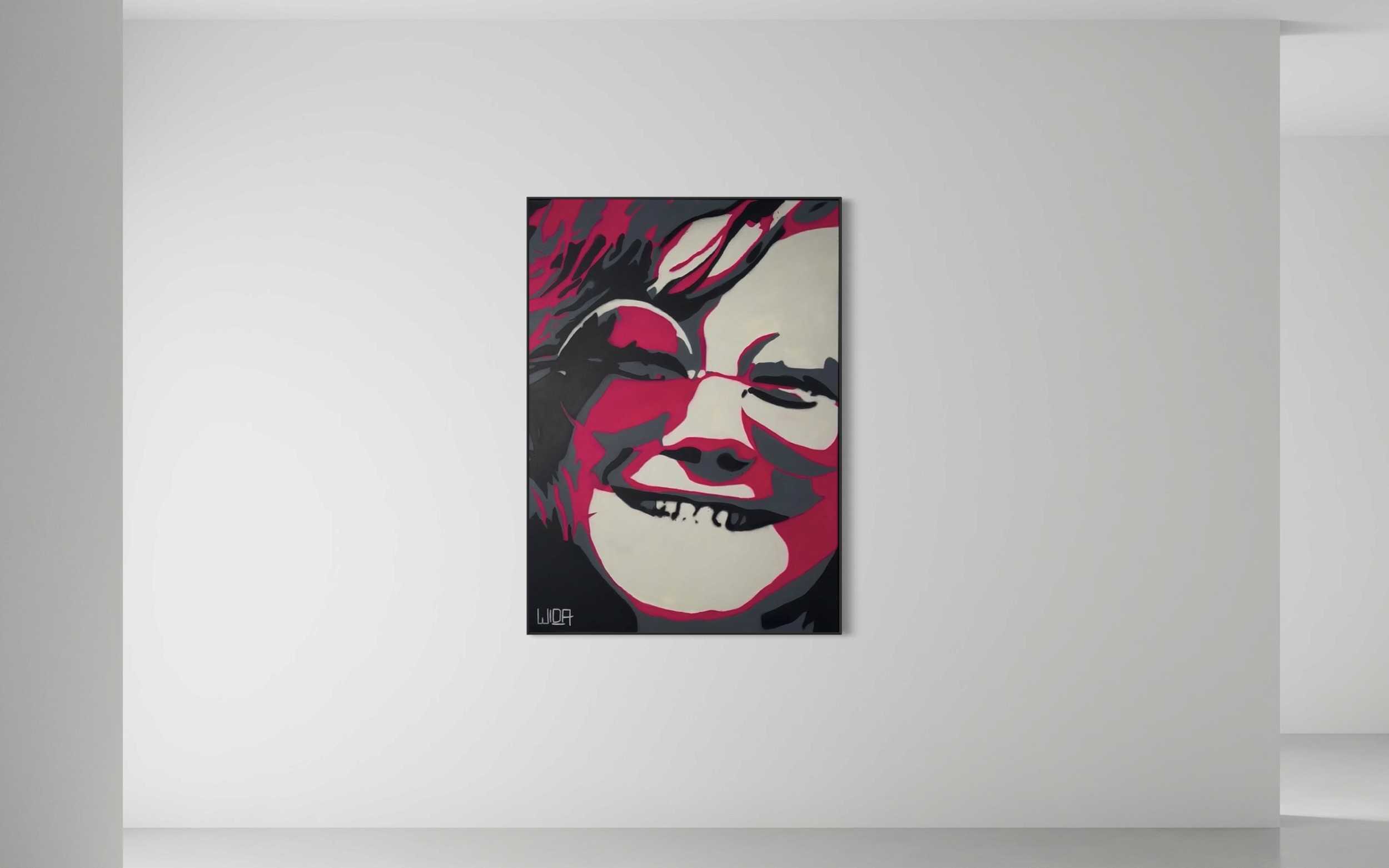Janis Joplin Leinwand - Pop Art Style