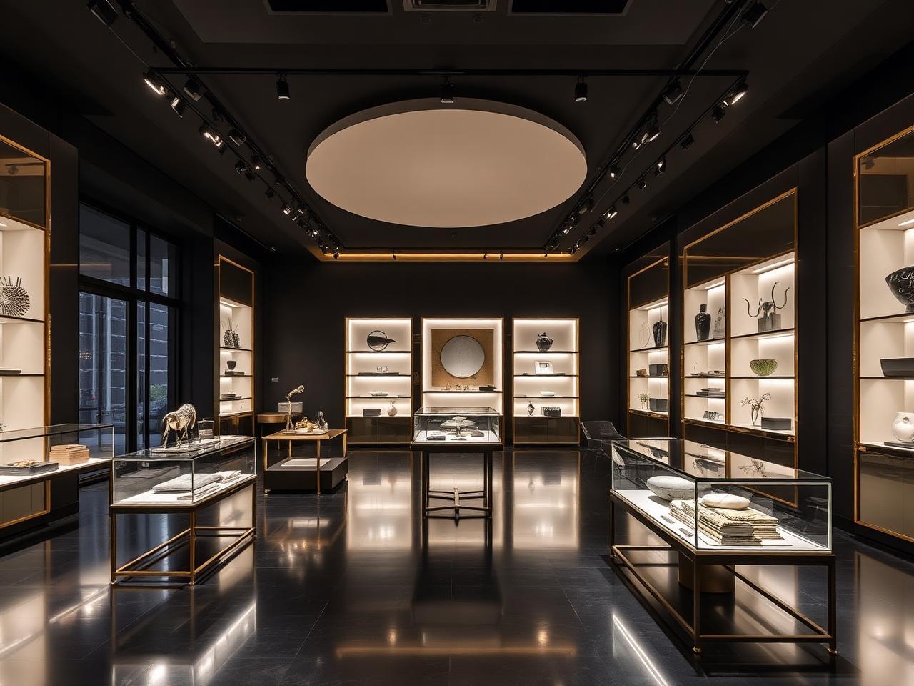 展廳精密照明系統 Showroom precision lighting system