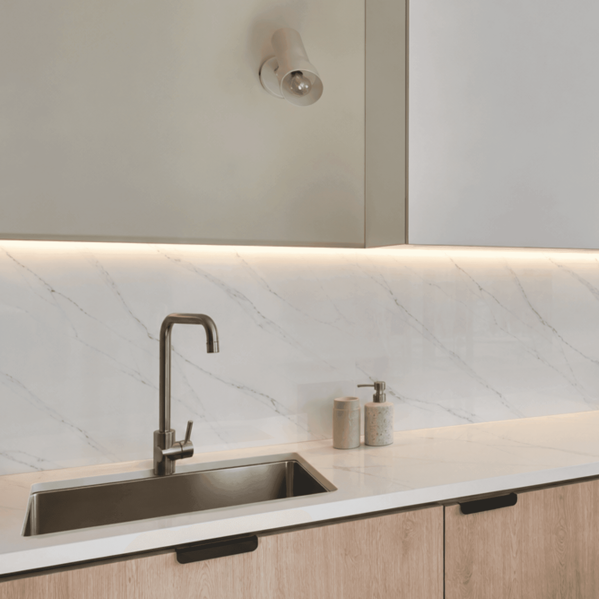 Placa PVC Simil Mármol Blanca Carrara 2mm para Pared - SRJ Tu Hogar