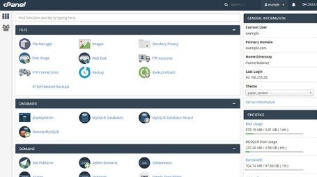 CPANEL 