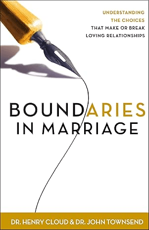Boundaries in marriage book cover