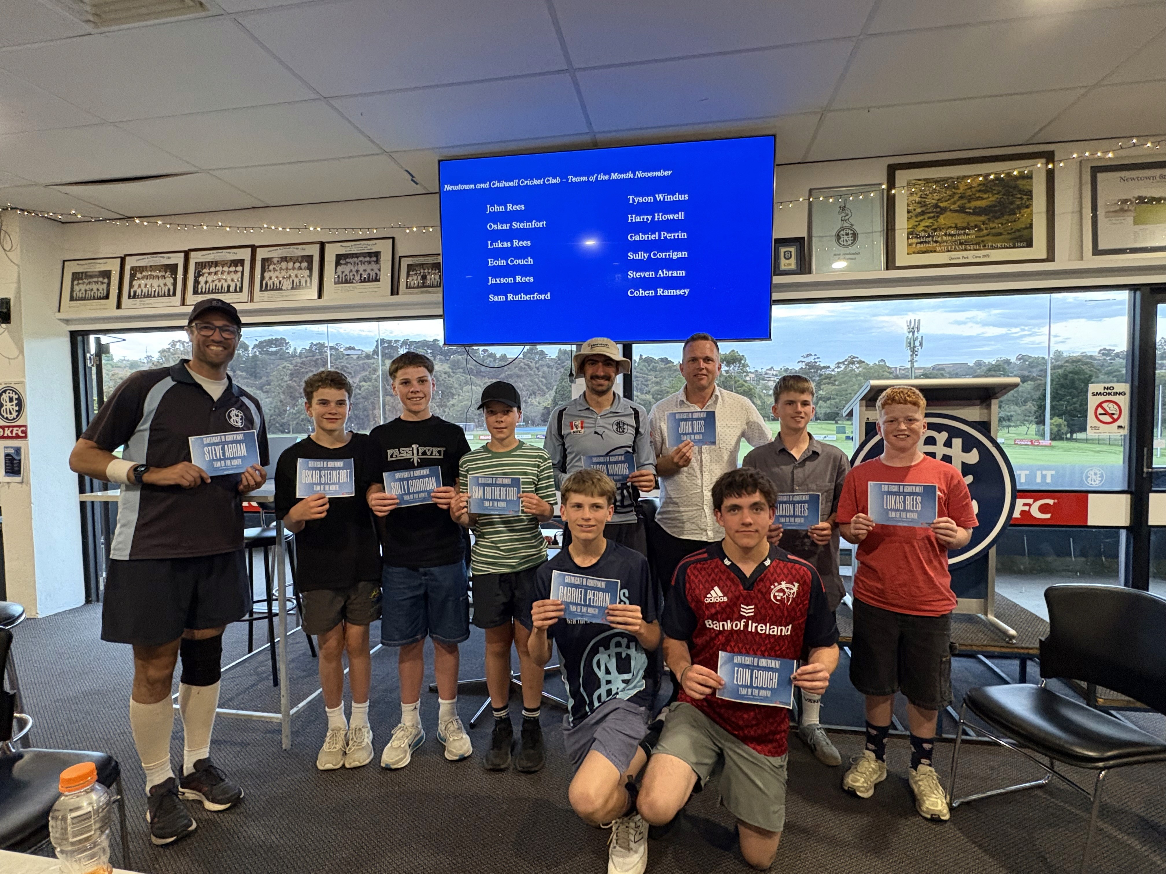 Team of the month - November photo