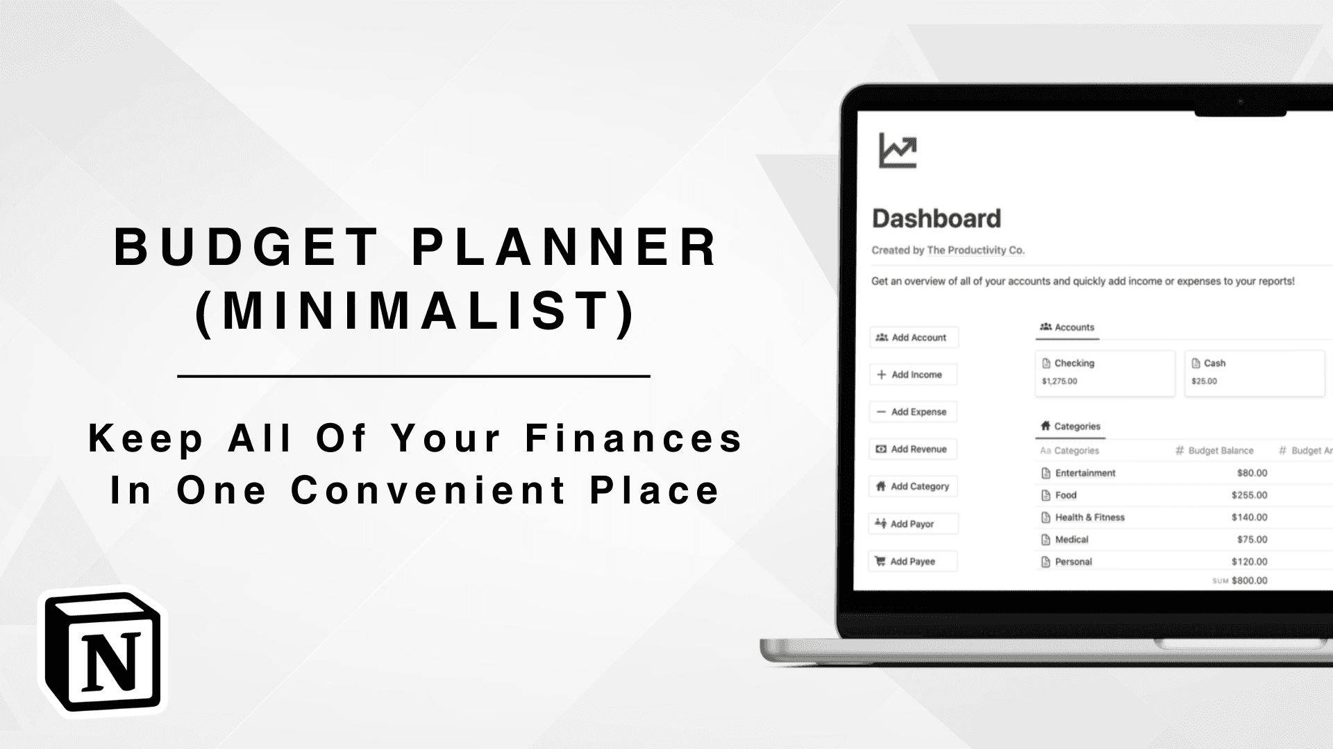 Best 10 Notion Budget Templates