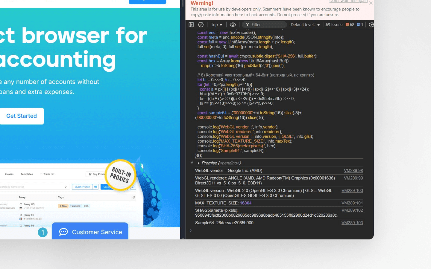 WebGL Opera