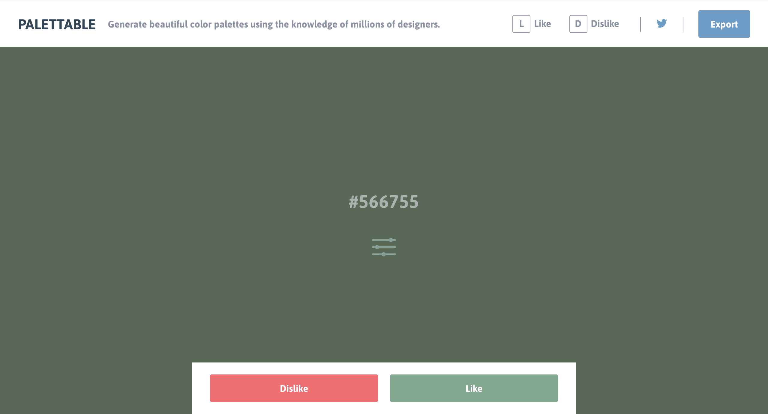 配色工具界面展示