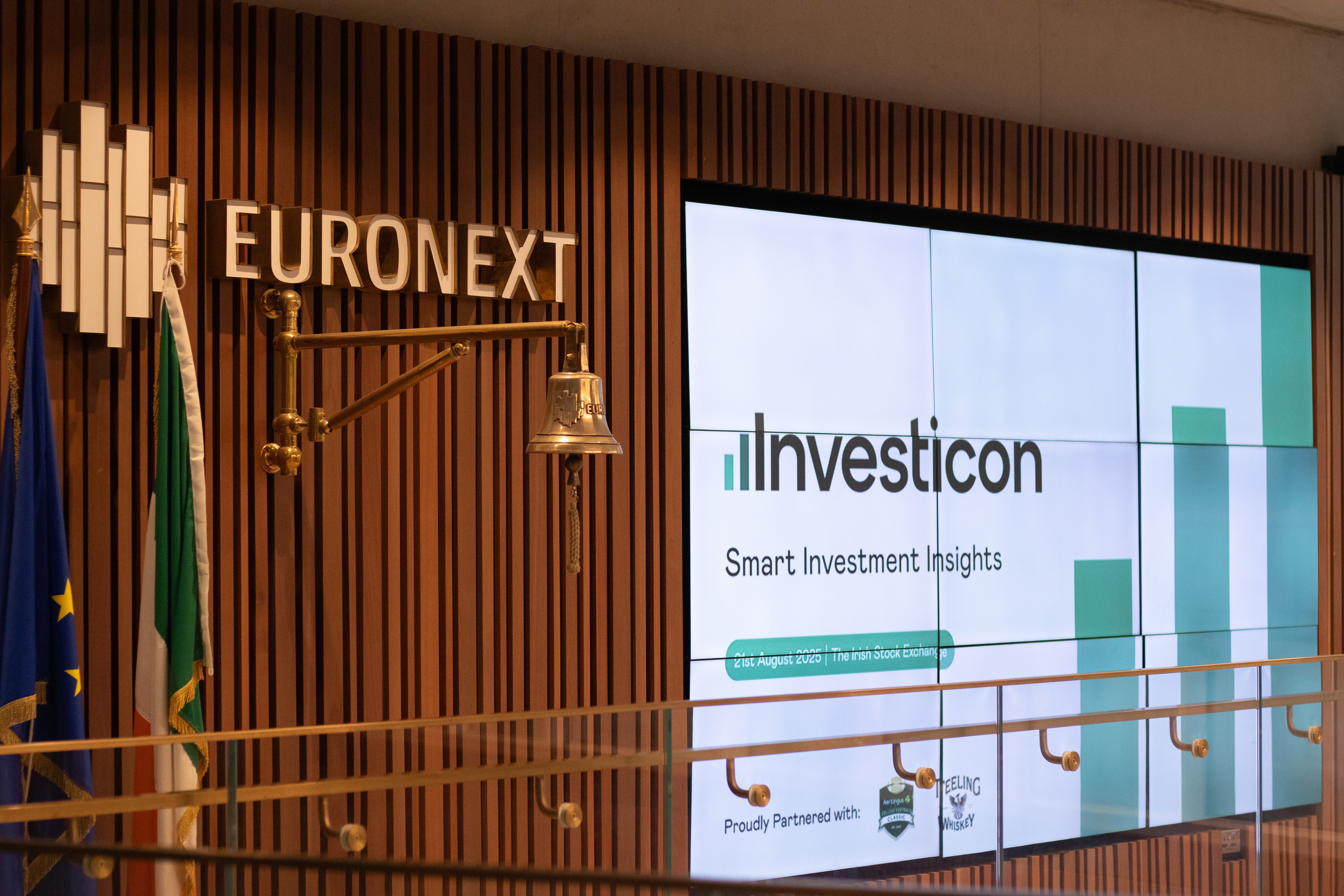 The logo for Investicon, Ireland's premier investing conference