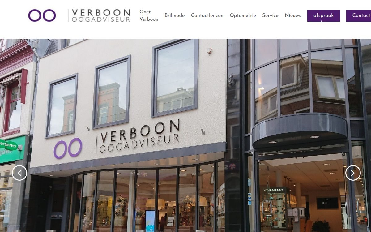 Homepage van verboon.nl