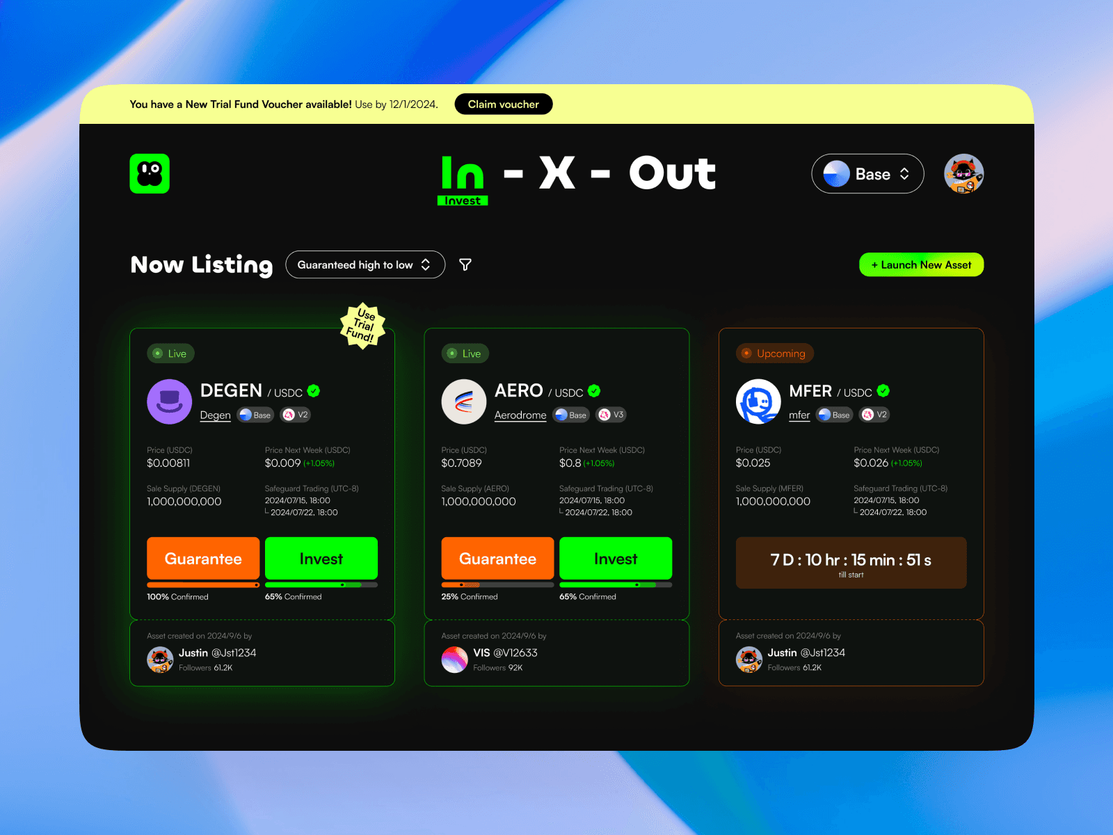 Responsive UI/UX design for IXO Protocol by VaporAviator, featuring data integrity dashboards, interactive analytics, and blockchain visualization elements.