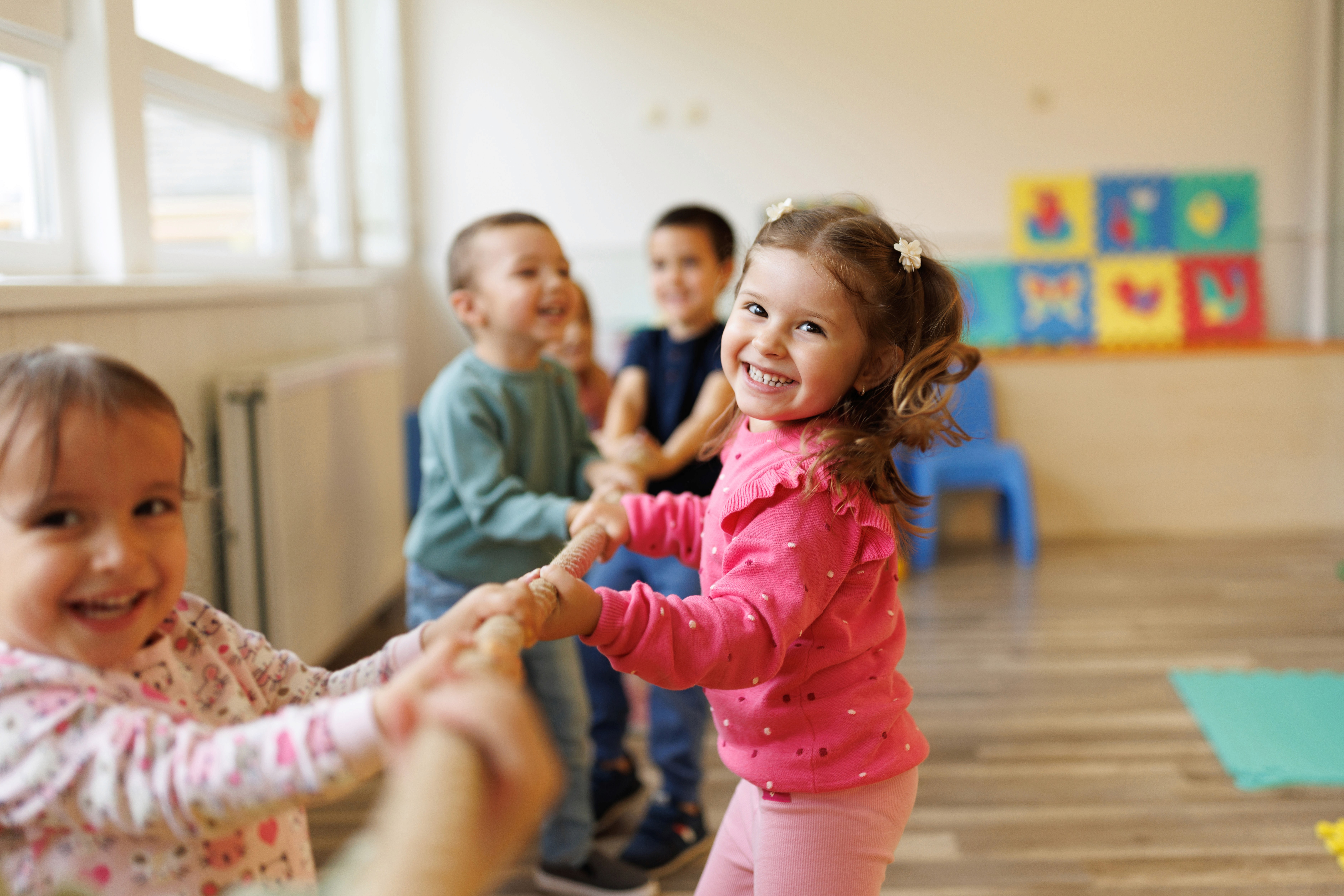 Children playing after attending an Emotional Support for Kids session in Dallas.