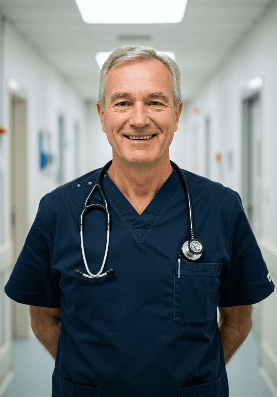 Doctor Oliver Bennett, Consultant Physician at Evergreen Clinic