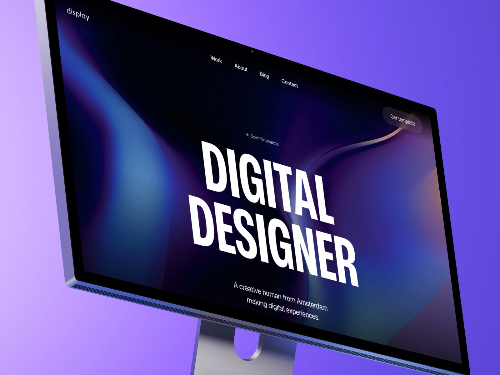 Display Framer Template