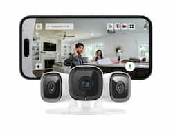 Qolsys IQ Panel 4 smart home security system with touchscreen.