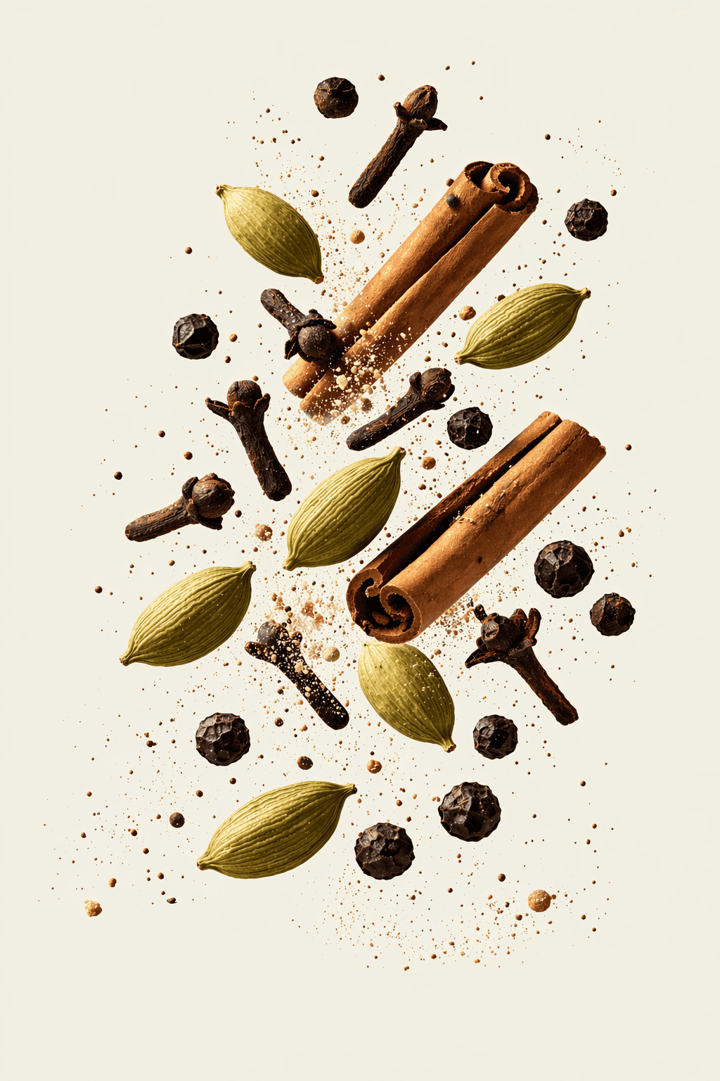 brown wooden chopping board with black beans and brown dried leaves