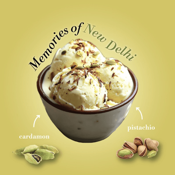 Pistachio, Cardamom and Kulfi