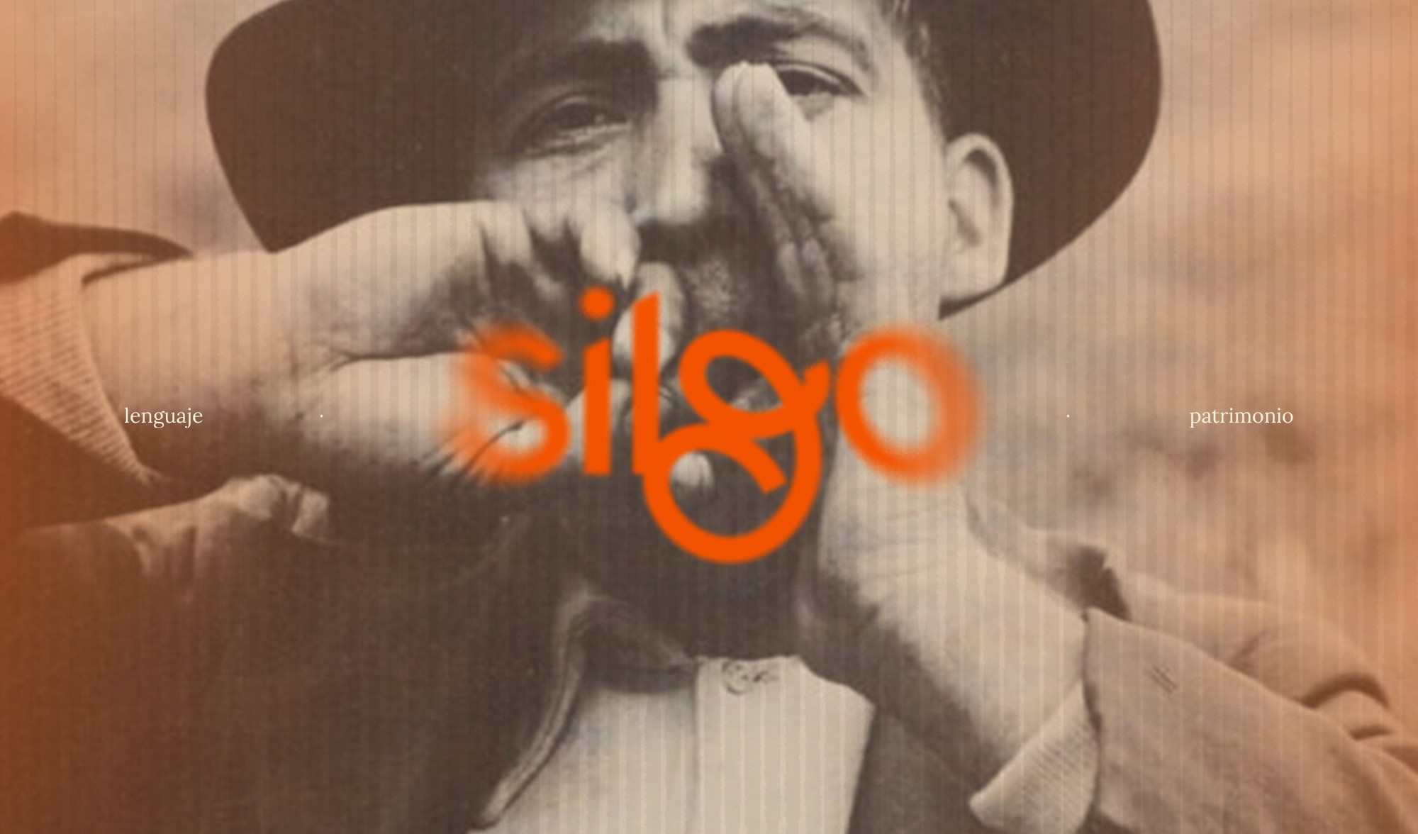 Logotipo principal de Silgo en una foto antigua