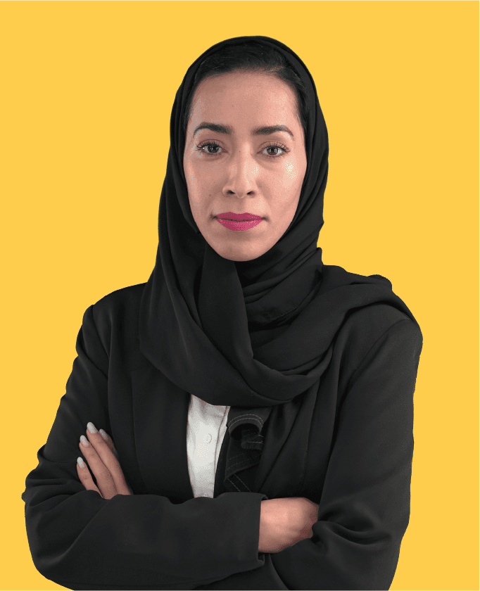 Young woman smiling at someone