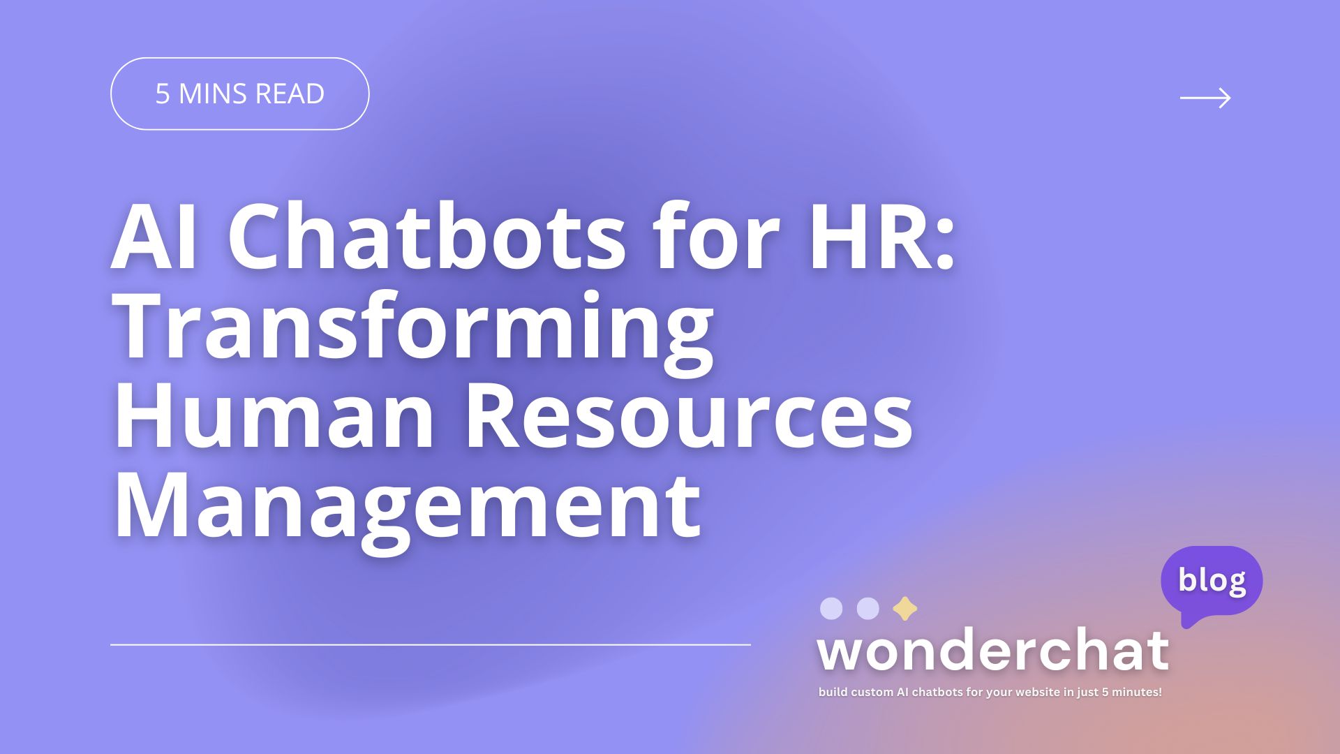 AI Chatbots for HR: Transforming Human Resources Management