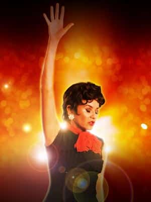 Lisa Maxwell as Judy Garland in End Of The Rainbow UK Tour 2016