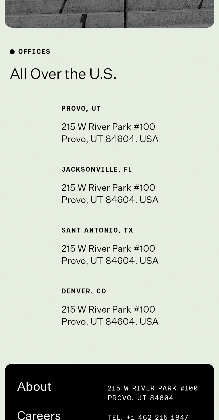 AMBIA Solar About offices mobile.