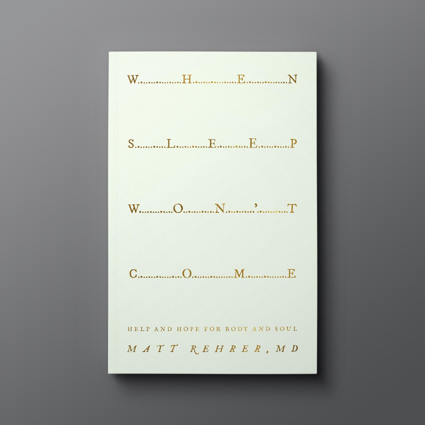 When Sleep Won't Come book cover